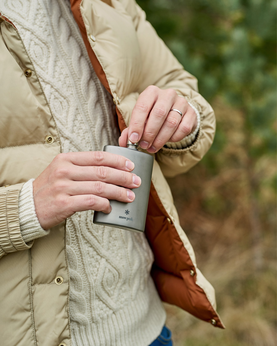 Herr | Outdoor living | Snow Peak | Hip Flask Titanium