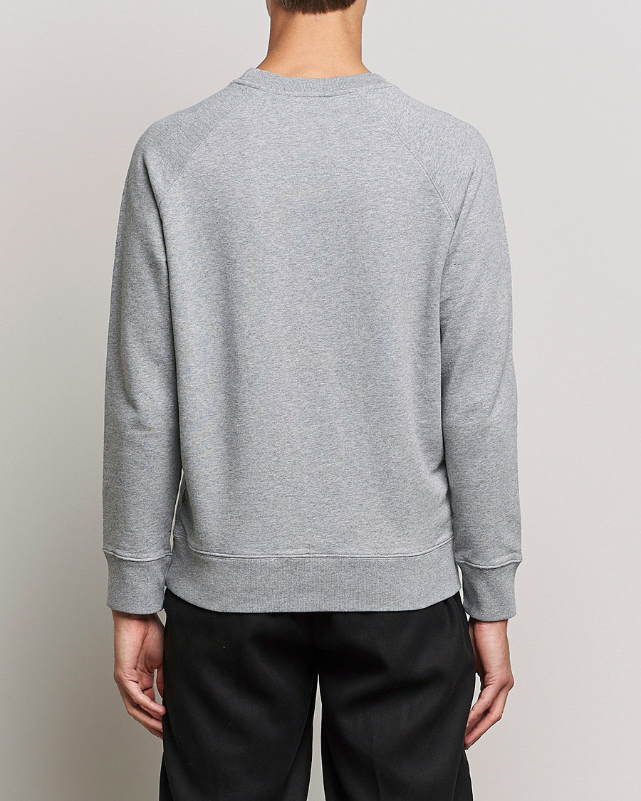 Herr | Tröjor | Maison Kitsuné | Fox Head Sweatshirt Grey Melange