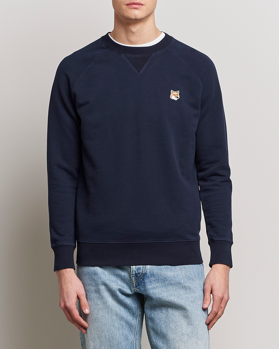 Herr | Tröjor | Maison Kitsuné | Fox Head Sweatshirt Navy