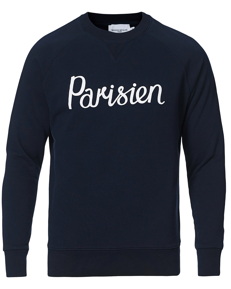 Herr | Tröjor | Maison Kitsuné | Parisien Sweatshirt Navy