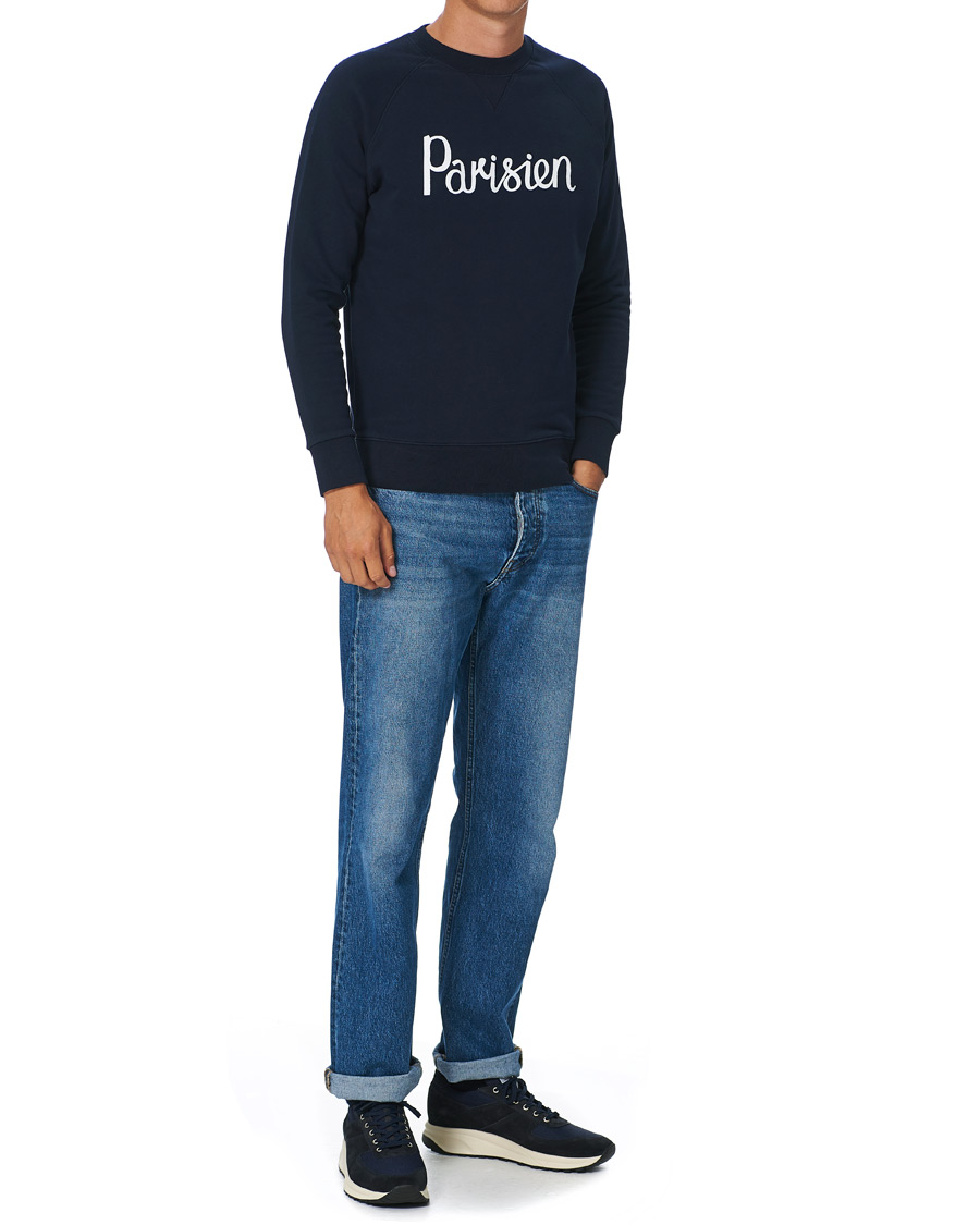 Herr | Tröjor | Maison Kitsuné | Parisien Sweatshirt Navy