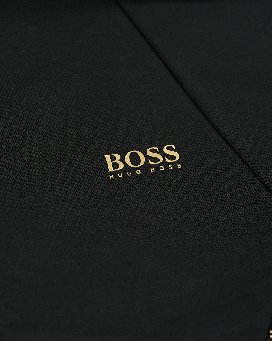 Herr | Tröjor | BOSS GREEN | BOSS Athleisure Saggy Full Zip Hoodie Black