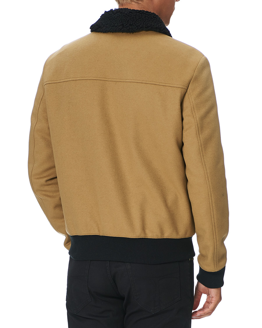 Herr | Jackor | HUGO | Bavi Shearling Jacket Medium Beige