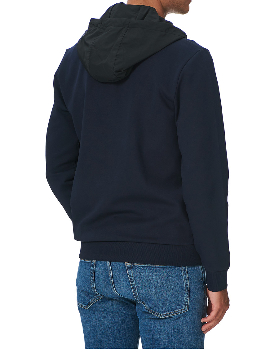 Herr | Tröjor | HUGO | Dintonic Shine Full Zip Hoodie Dark Blue
