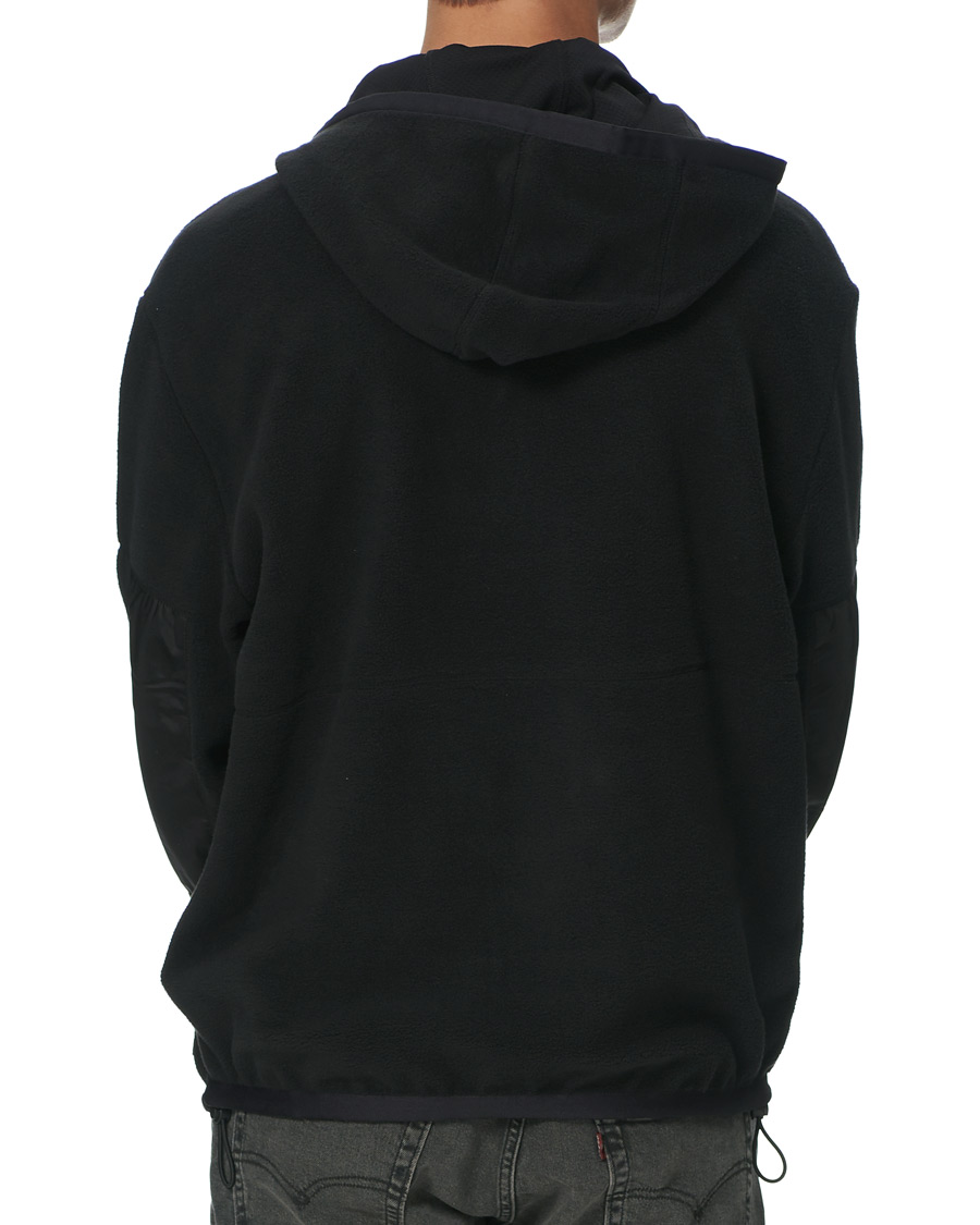 Herr | Tröjor | HUGO | Daymans Fleece Half Zip Sweater Black