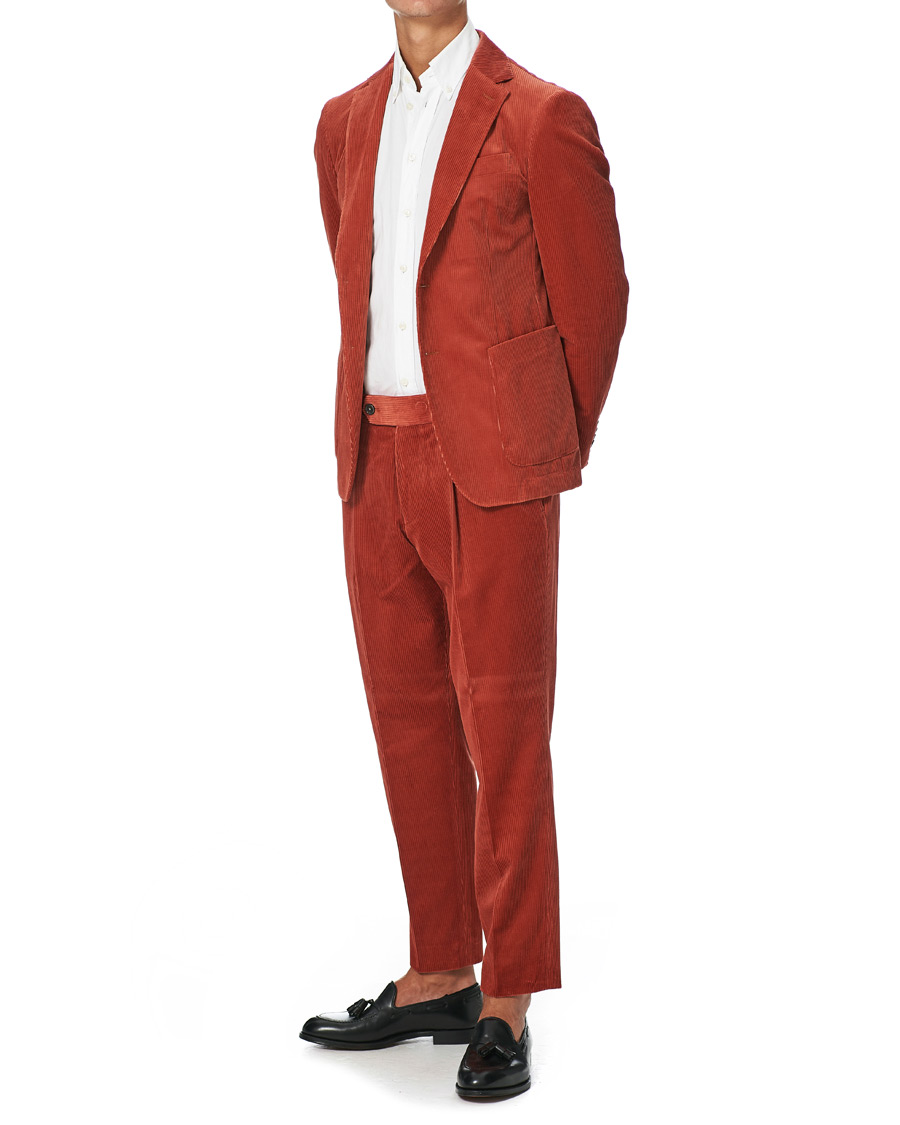 Herr | Kavajer | BOSS BLACK | BOSS Hanry Corduroy Patch Pocket Blazer Medium Red