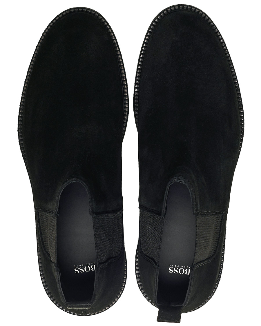 Herr | BOSS Tunley Suede Chelsea Boots Black | BOSS BLACK | BOSS Tunley Suede Chelsea Boots Black