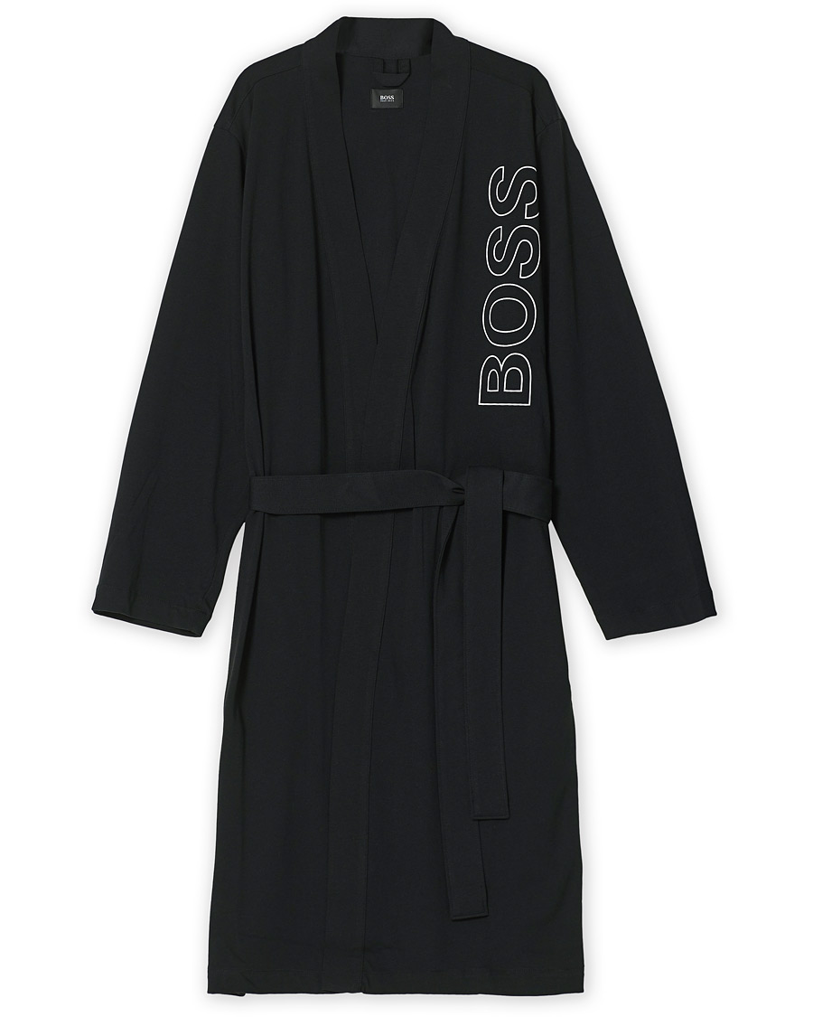 Herr | Morgonrockar | BOSS | Identity Kimono Black