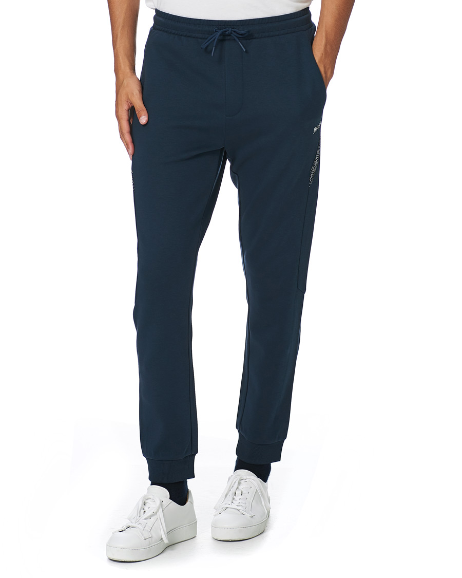 Herr | Byxor | BOSS GREEN | BOSS Athleisure Hadiko Sweatpants Navy