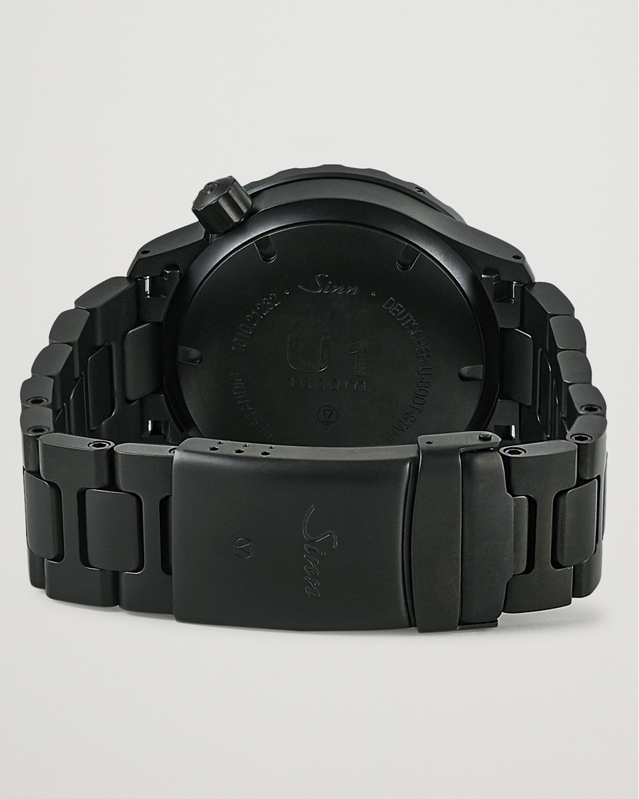 Herr | Sinn U1 Black Hard Coating Diving Watch 44mm Black | Sinn | U1 Black Hard Coating Diving Watch 44mm Black