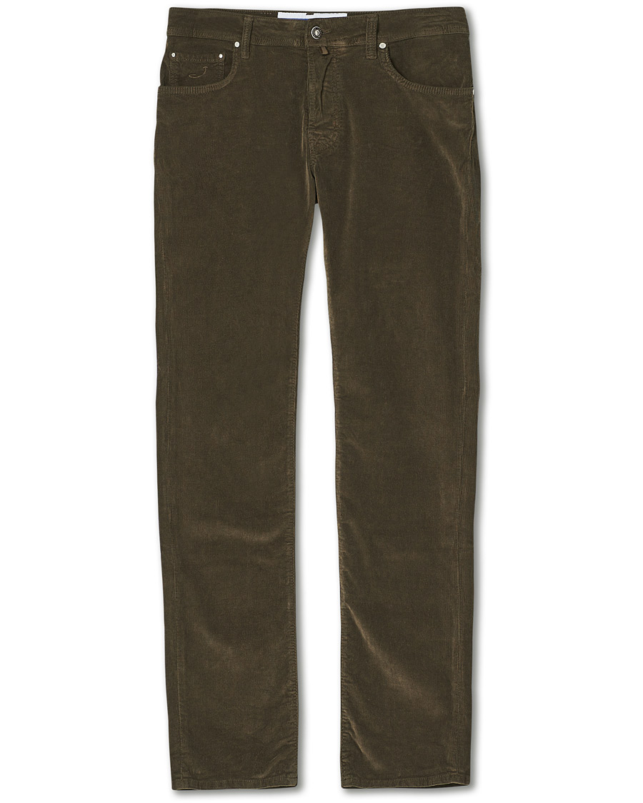 Herr | Byxor | Jacob Cohën | 688 Bard 5-Pocket Corduroy Trousers Brown