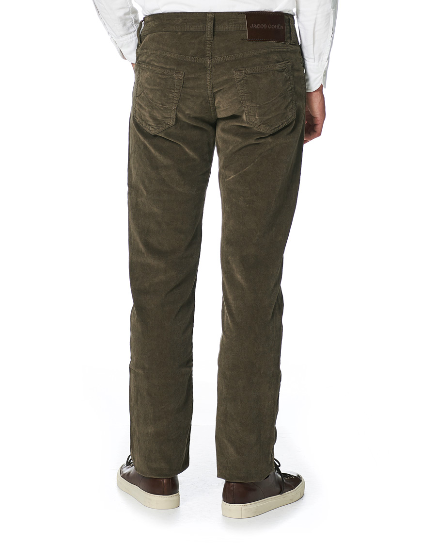 Herr | Byxor | Jacob Cohën | 688 Bard 5-Pocket Corduroy Trousers Brown