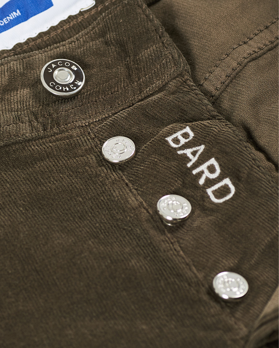 Herr | Byxor | Jacob Cohën | 688 Bard 5-Pocket Corduroy Trousers Brown