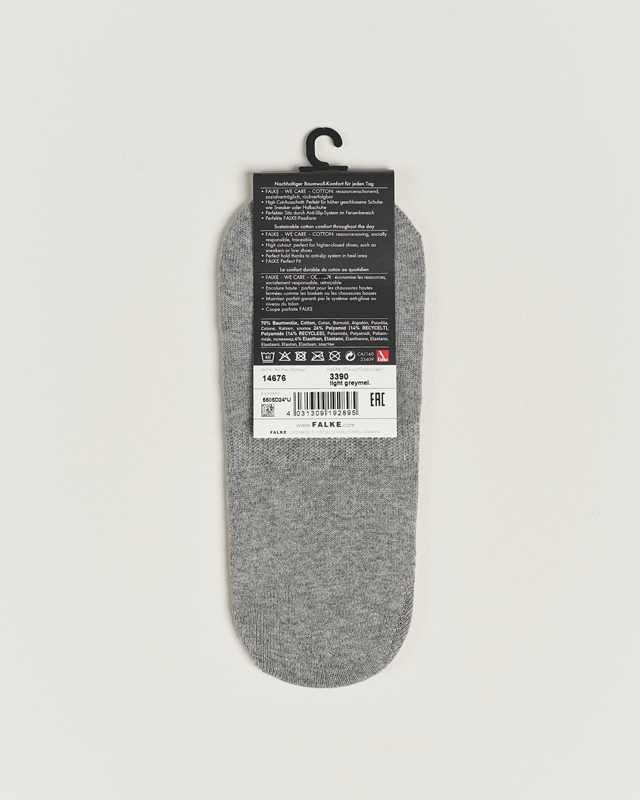 Herr | Underkläder | Falke | Casual High Cut Sneaker Socks Light Grey Melange