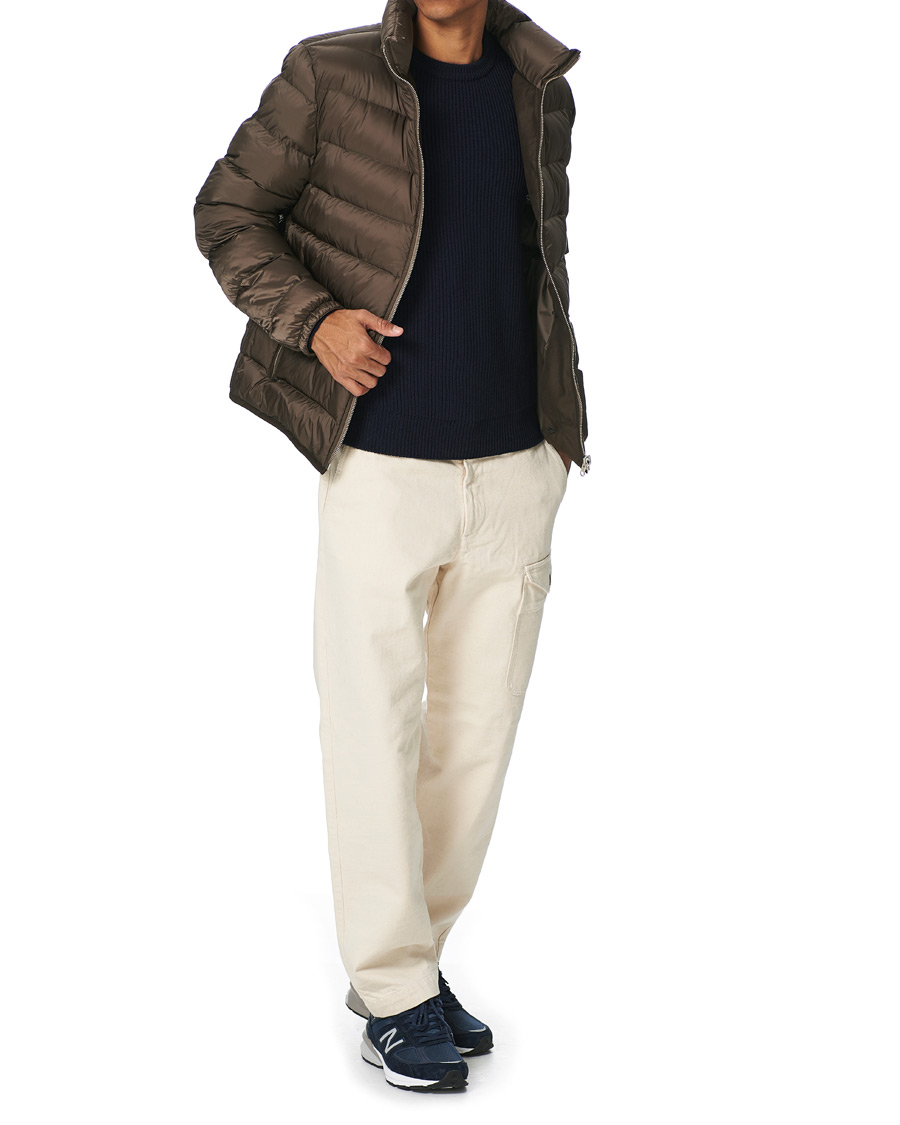 Herr | Jackor | Ten c | Down Liner With Pockets Brown