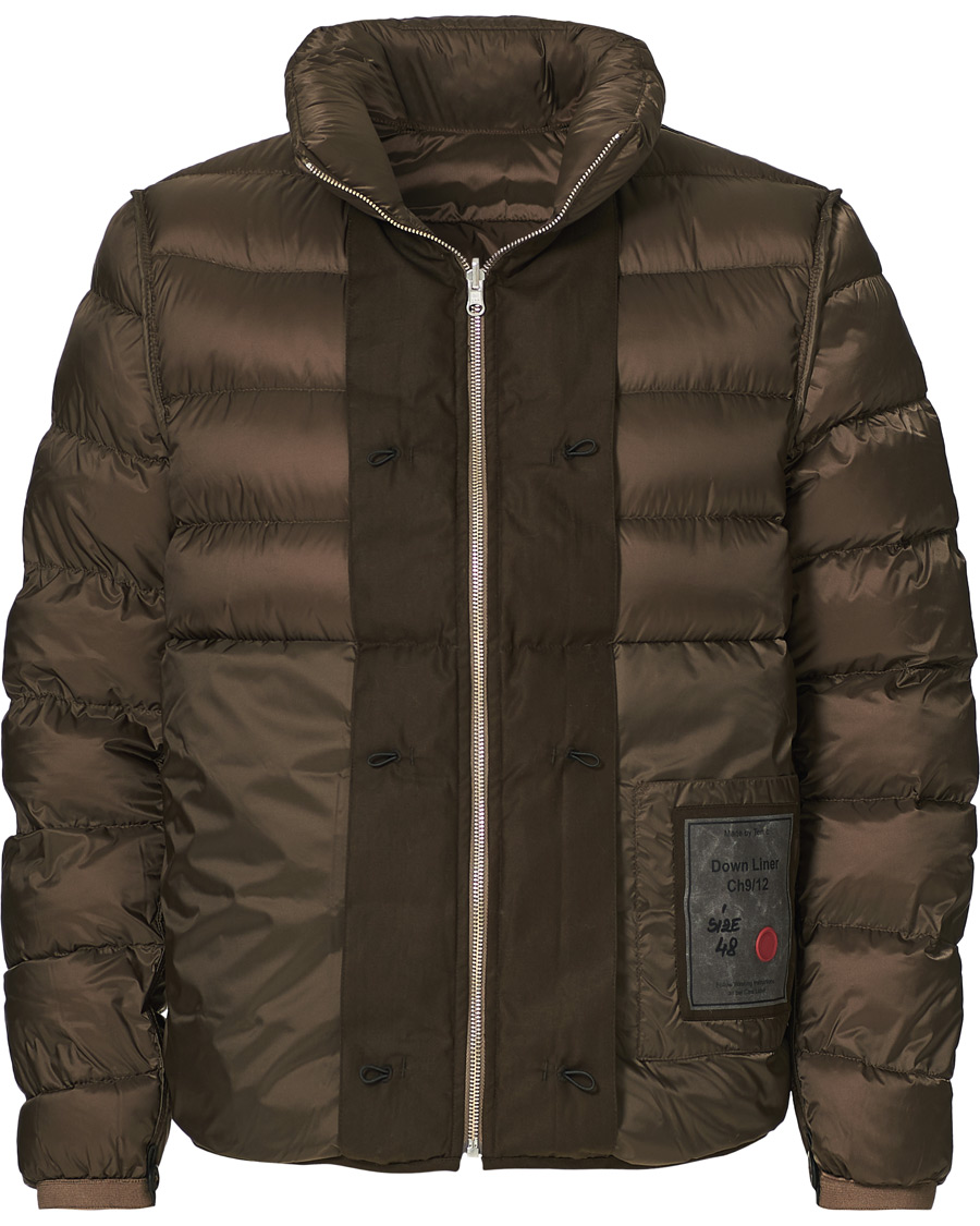 Herr | Jackor | Ten c | Down Liner With Pockets Brown