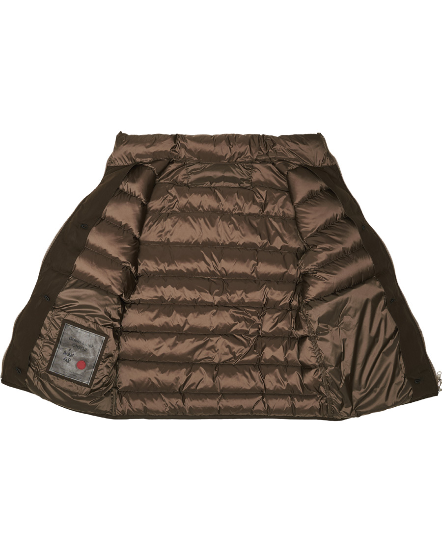 Herr | Jackor | Ten c | Down Liner With Pockets Brown