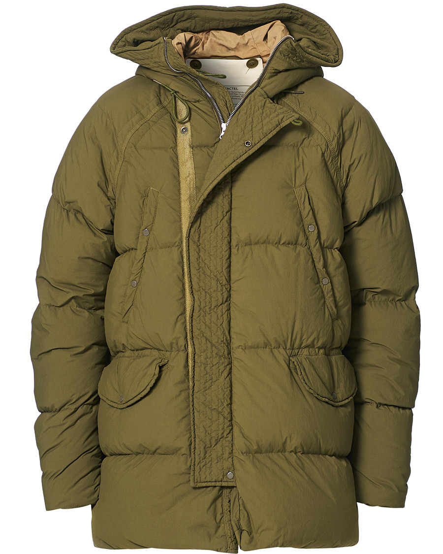 Herr | Jackor | Ten c | Deck Garment Dyed Down Parka Olive