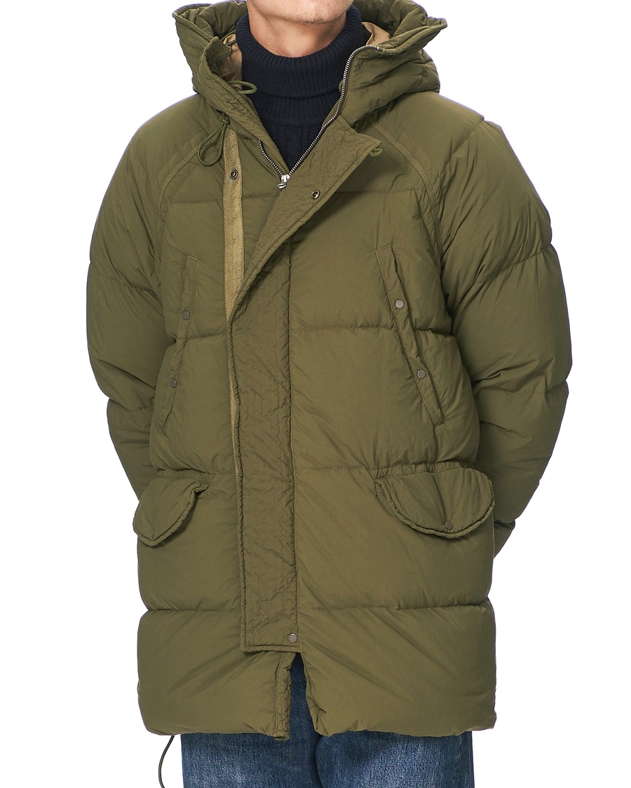 Herr | Jackor | Ten c | Deck Garment Dyed Down Parka Olive