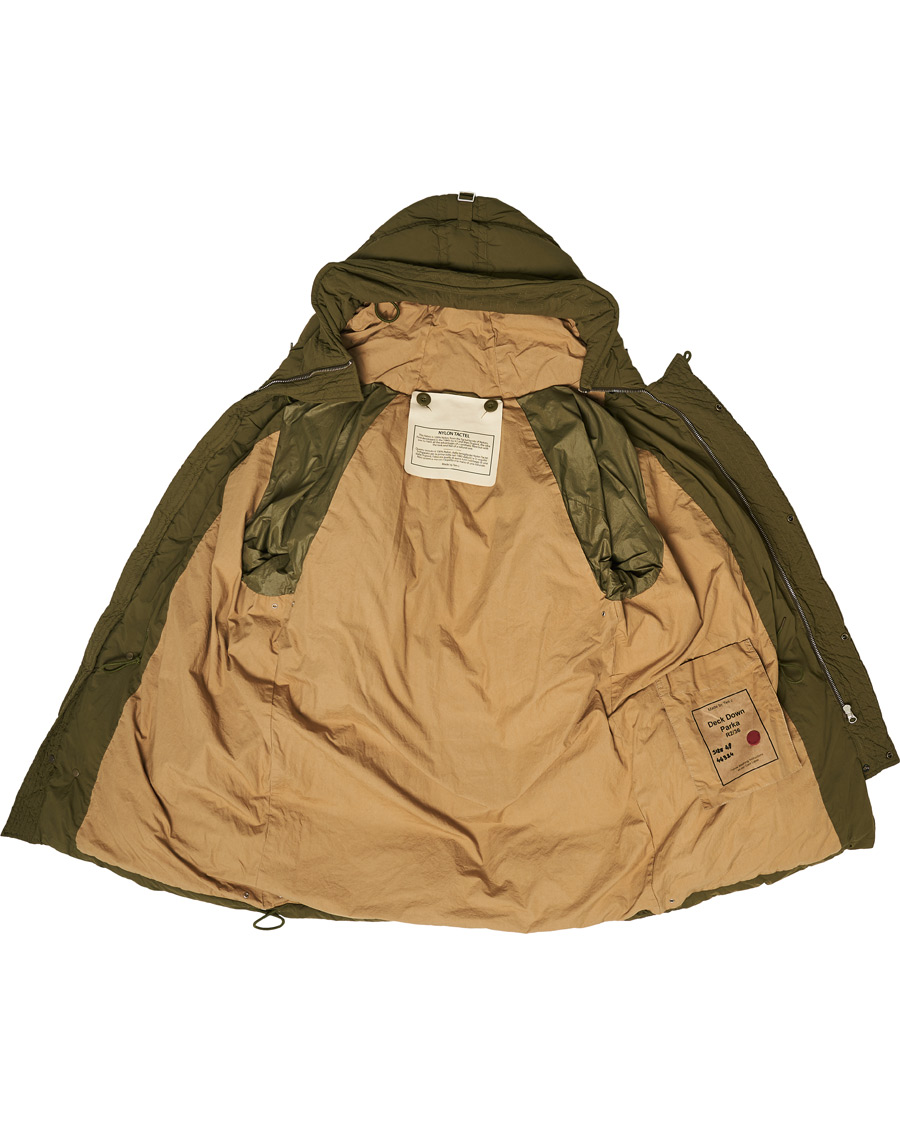 Herr | Jackor | Ten c | Deck Garment Dyed Down Parka Olive