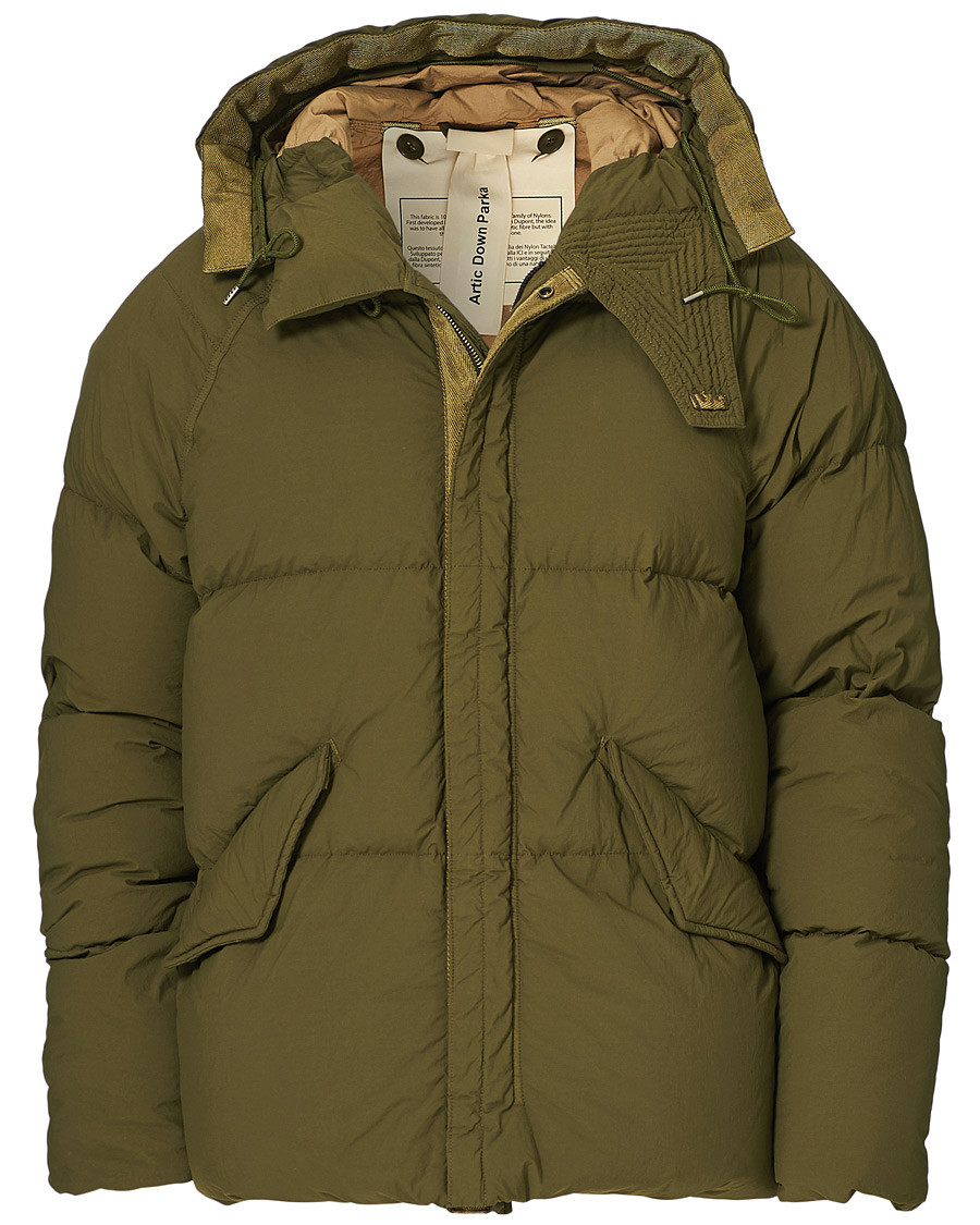 Herr | Jackor | Ten c | Artic Garment Dyed Down Jacket Olive