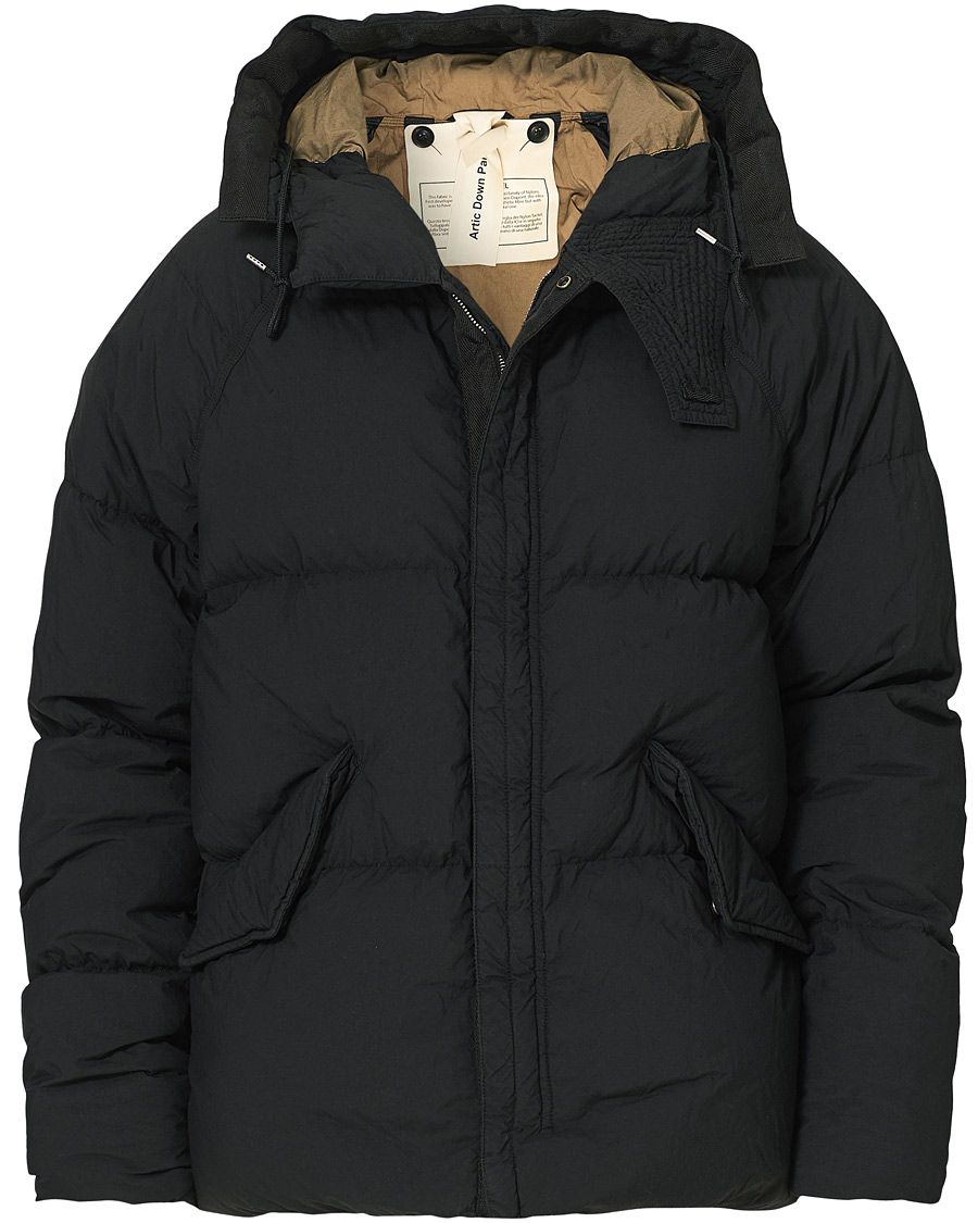 Herr | Jackor | Ten c | Artic Garment Dyed Down Jacket Black