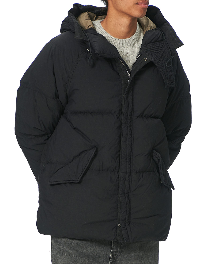 Herr | Jackor | Ten c | Artic Garment Dyed Down Jacket Black
