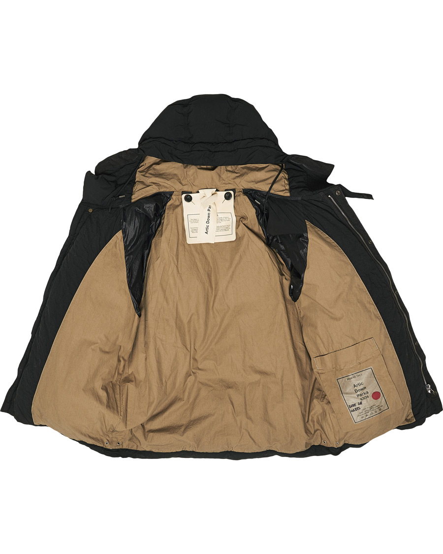 Herr | Jackor | Ten c | Artic Garment Dyed Down Jacket Black