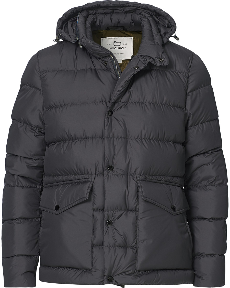Herr | Jackor | Woolrich | Sierra Hooded Puffer Jacket Phantom