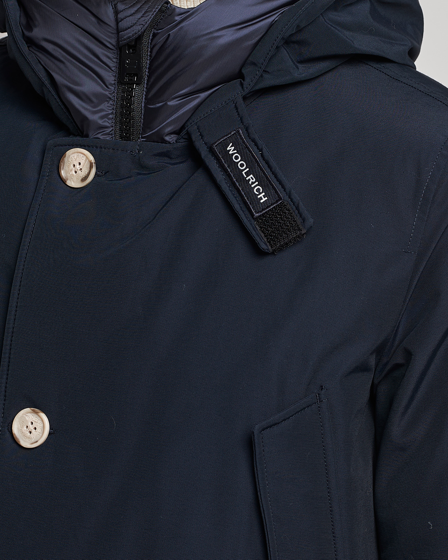 Herr | Jackor | Woolrich | Arctic Parka No Fur Melton Blue