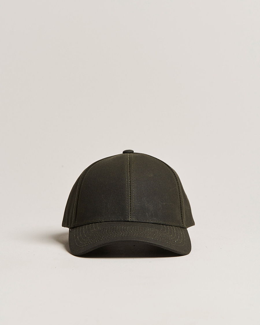 Herr | New Nordics | Varsity Headwear | Oilskin Baseball Cap Ivy Green