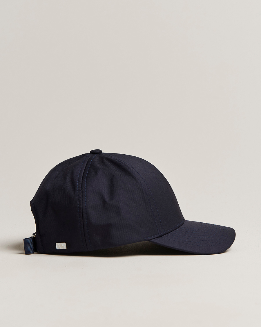 Herr | Hatt & Keps | Varsity Headwear | Wool Tech Baseball Cap Navy