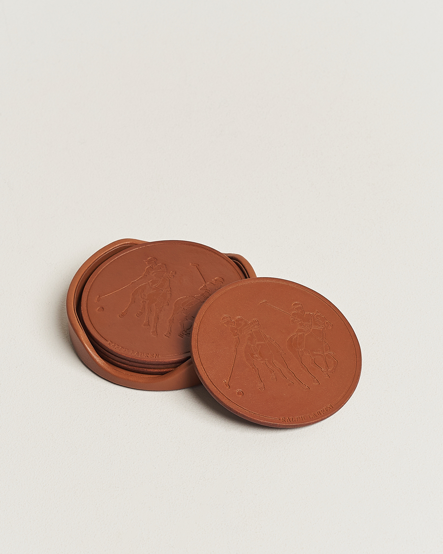 Herr | Till hemmet | Ralph Lauren Home | Garrett Leather Coaster Set