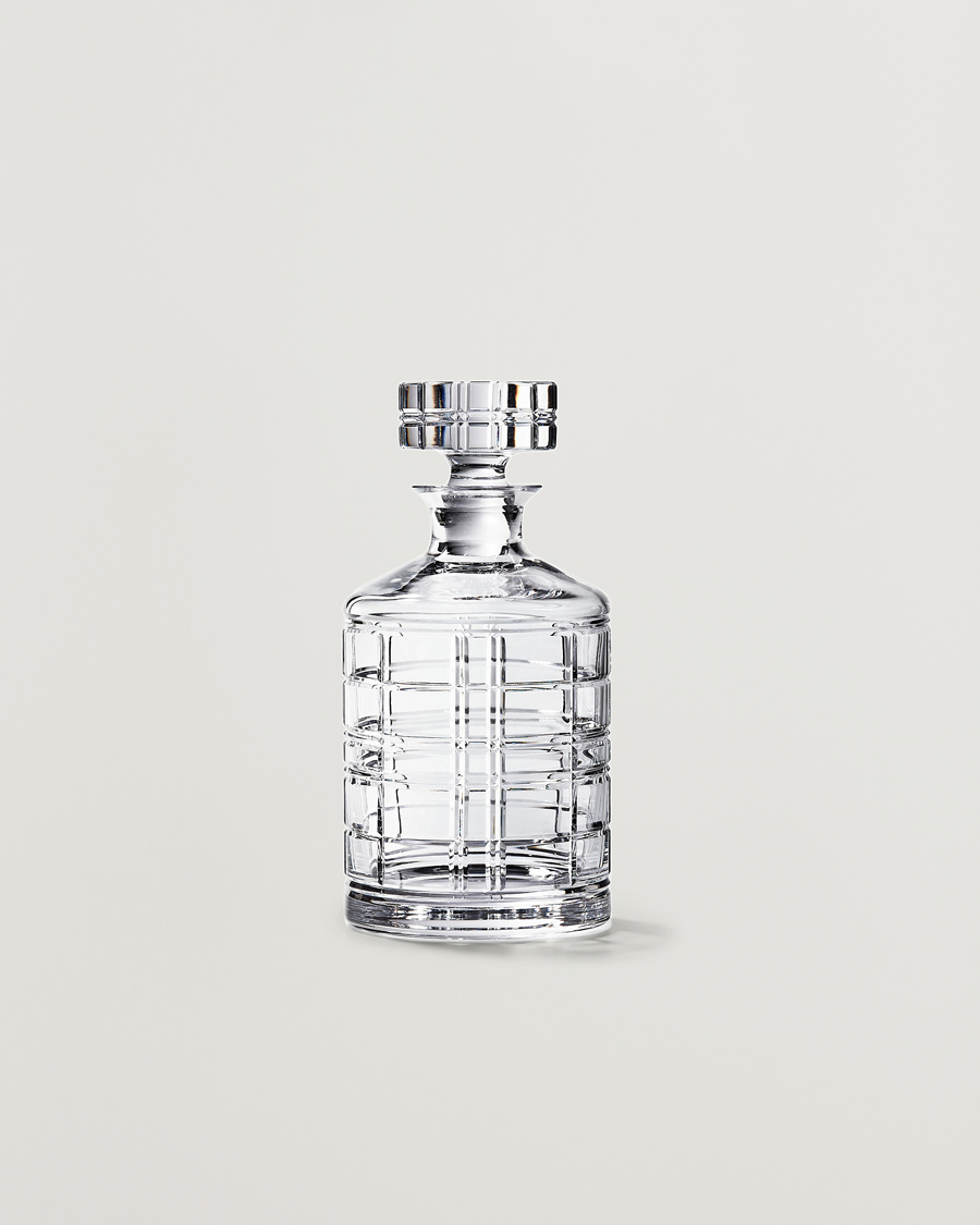 Herr | Till hemmet | Ralph Lauren Home | Hudson Plaid Crystal Decanter Clear