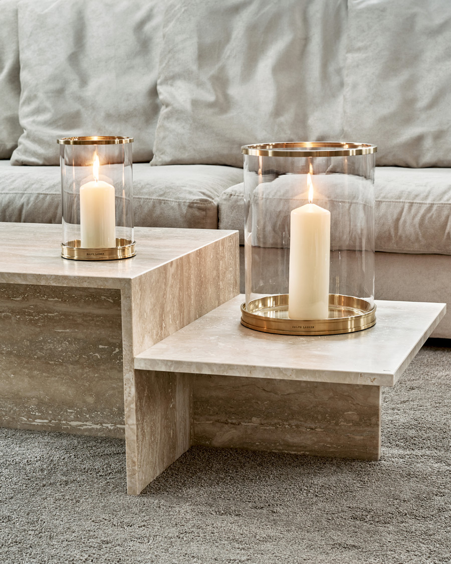 Herre | Til manden som har alt | Ralph Lauren Home | Modern Medium Hurricane Lamp Brass