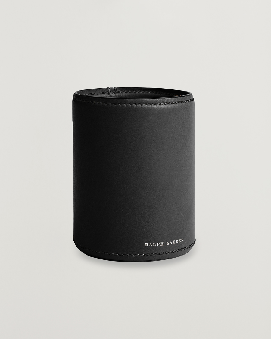 Herr | Till hemmet | Ralph Lauren Home | Brennan Leather Pencil Cup Black