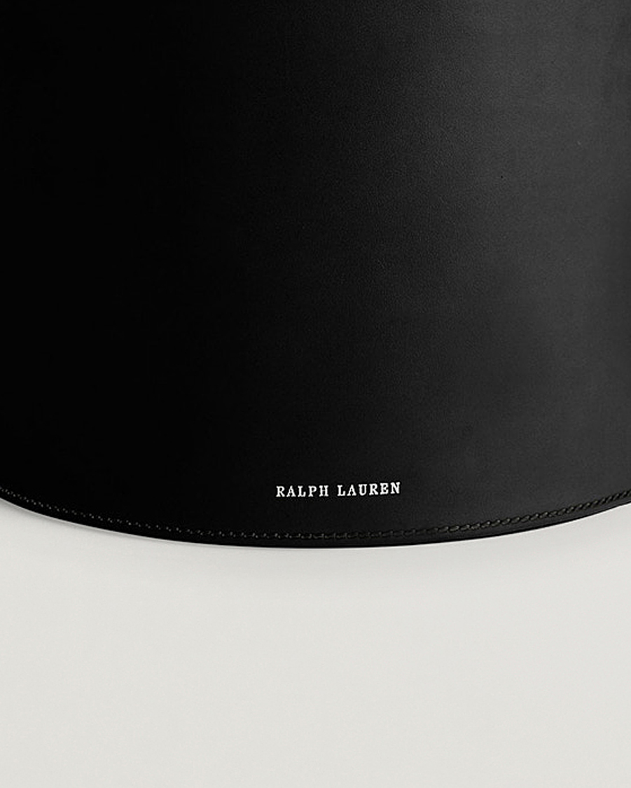 Herr | Ralph Lauren Home | Ralph Lauren Home | Brennan Leather Waste Bin Black
