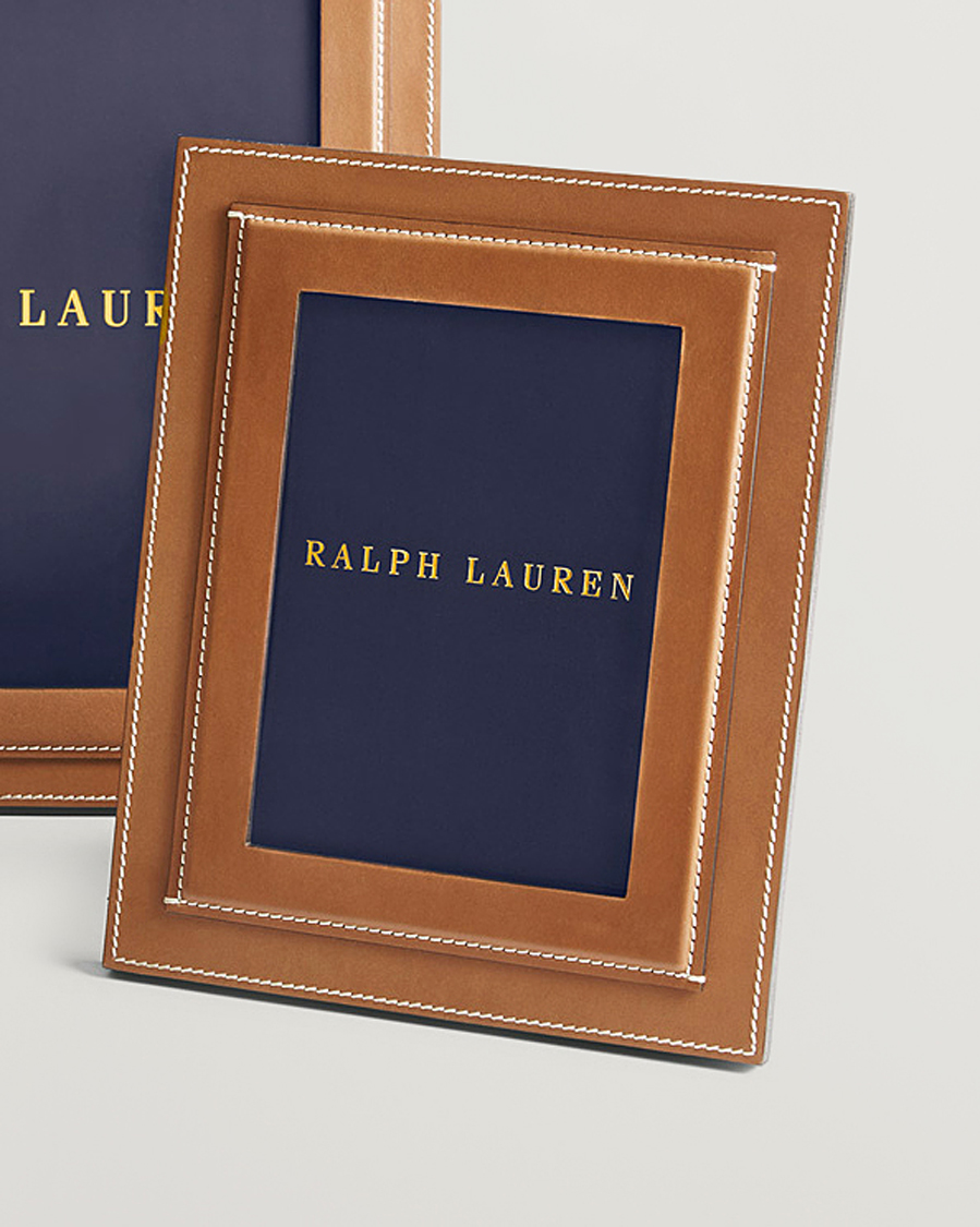 Herr | | Ralph Lauren Home | Brennan 8x10 Photo Frame Saddle