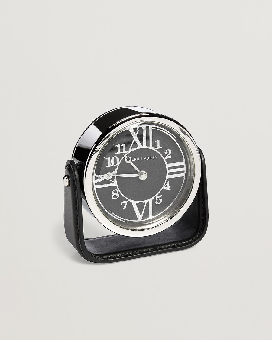 Herr | Ralph Lauren Home Brennan Table Clock Black | Ralph Lauren Home | Brennan Table Clock Black