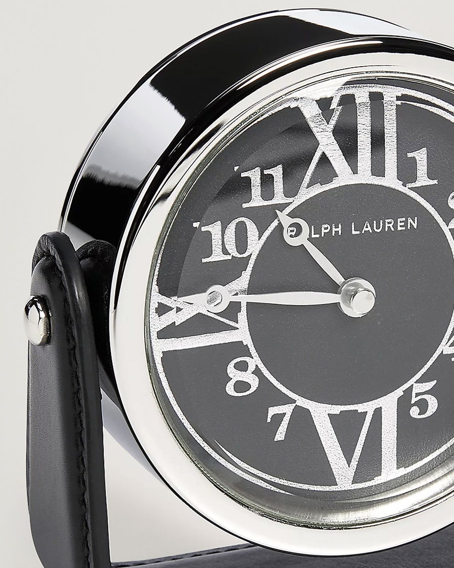 Herr | Ralph Lauren Home Brennan Table Clock Black | Ralph Lauren Home | Brennan Table Clock Black