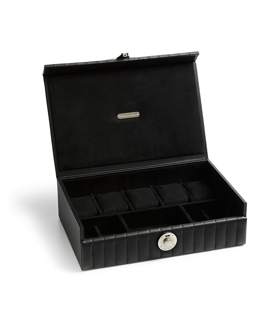 Herr | Julklappstips | Ralph Lauren Home | Cooper Leather Watch Box Black