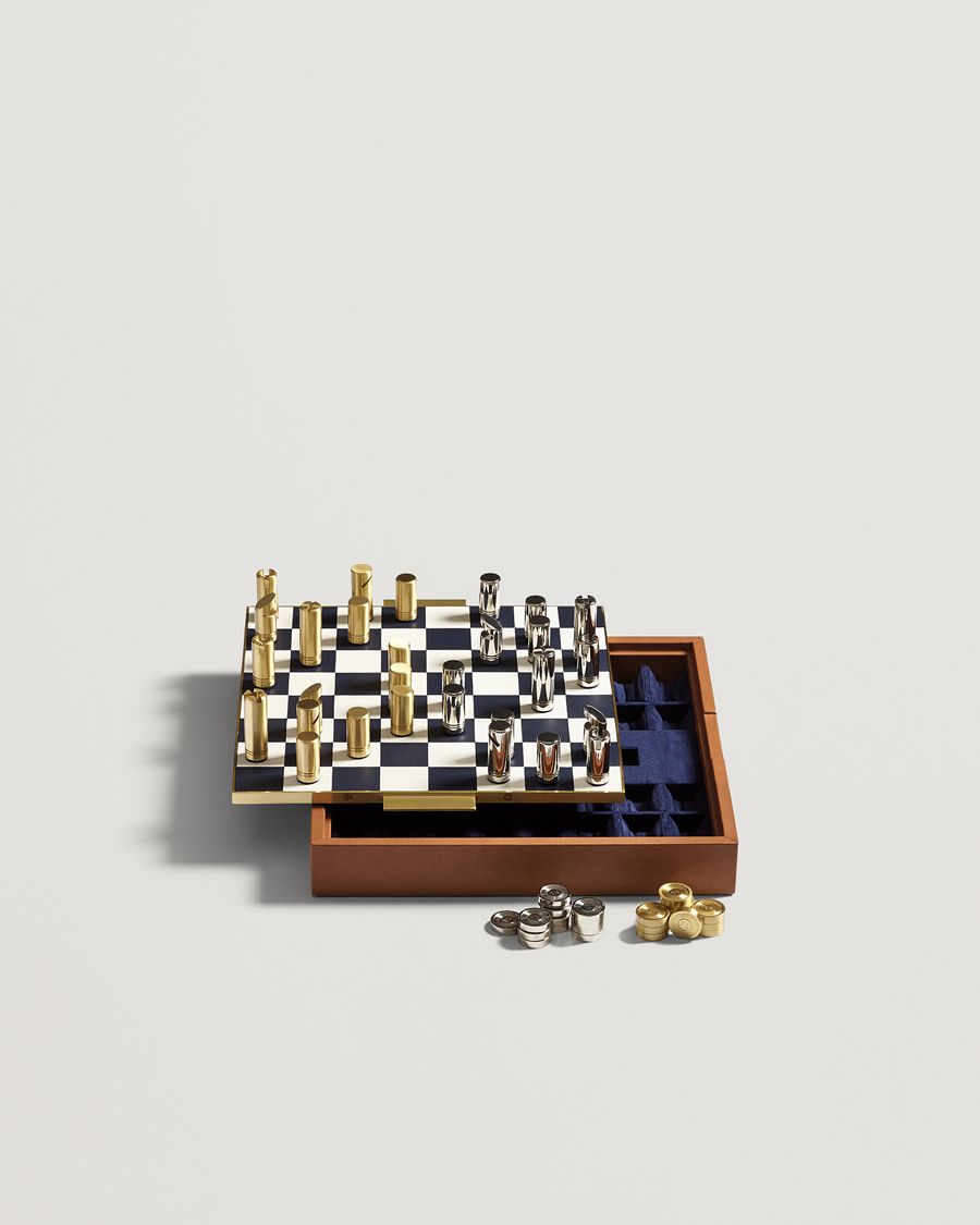 Herr | Ralph Lauren Home Fowler Chess Set Saddle Multi | Ralph Lauren Home | Fowler Chess Set Saddle Multi