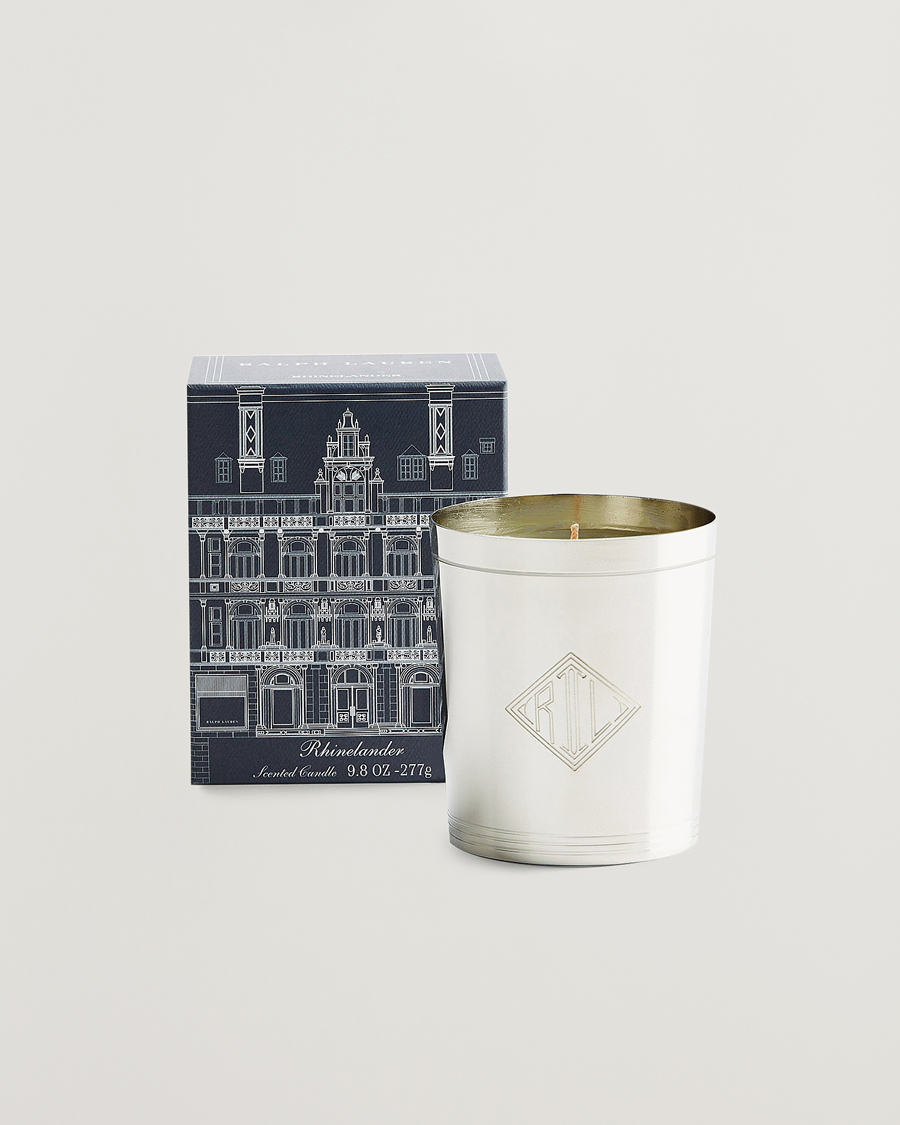 Herr | Ralph Lauren Home Rhinelander Flagship Single Wick Candle Silver | Ralph Lauren Home | Rhinelander Flagship Single Wick Candle Silver