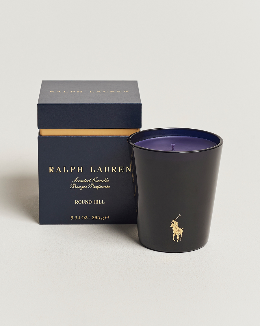Herr | Ralph Lauren Home Round Hill Single Wick Candle Navy/Gold | Ralph Lauren Home | Round Hill Single Wick Candle Navy/Gold