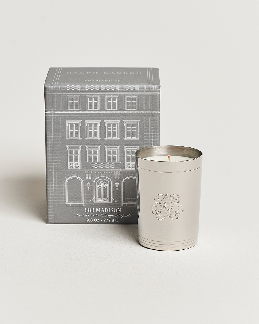 Herr | Ralph Lauren Home 888 Madison Flagship Single Wick Candle Silver | Ralph Lauren Home | 888 Madison Flagship Single Wick Candle Silver