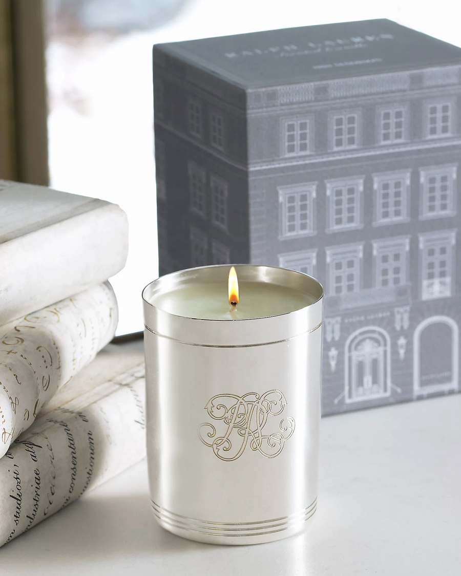 Herr | Doftljus | Ralph Lauren Home | 888 Madison Flagship Single Wick Candle Silver