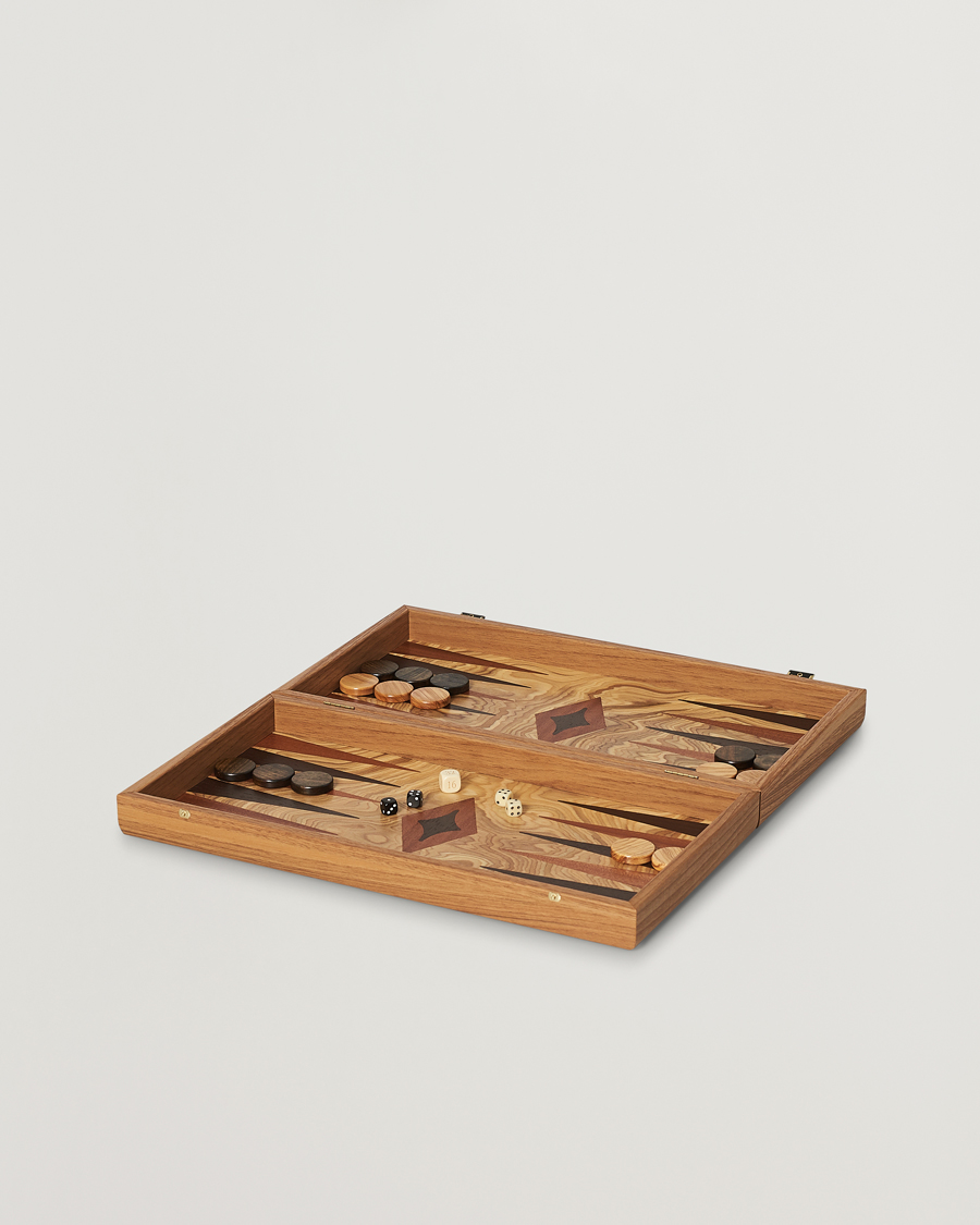 Herr | Spel & fritid | Manopoulos | Olive Burl Large Backgammon