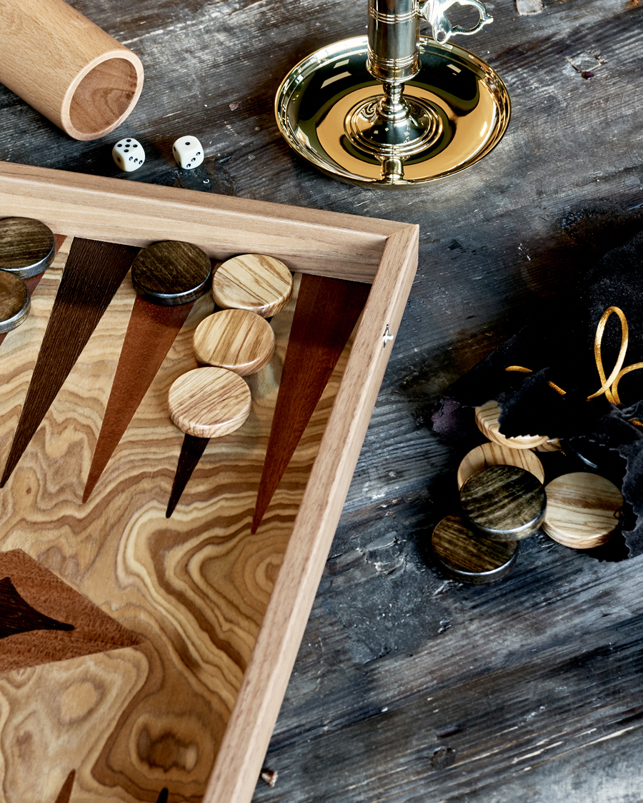 Herr | Spel & fritid | Manopoulos | Olive Burl Large Backgammon