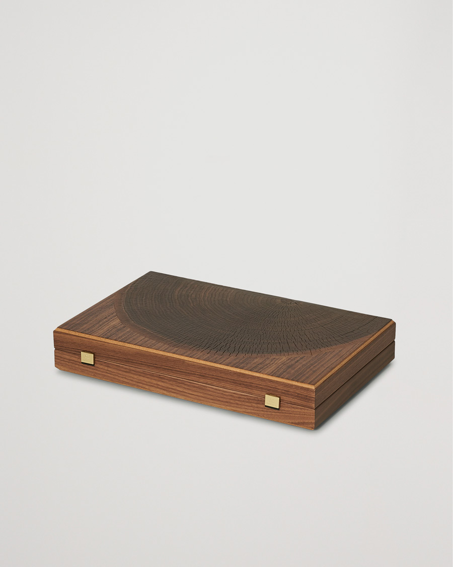 Herr | Manopoulos | Manopoulos | Walnut Natural Tree Large Backgammon