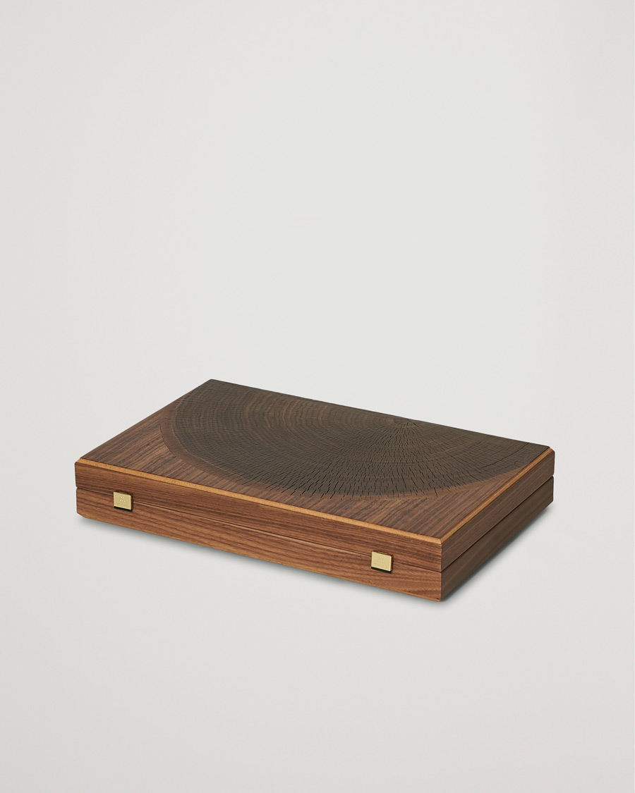 Herre | Spil & fritid | Manopoulos | Walnut Natural Tree Large Backgammon